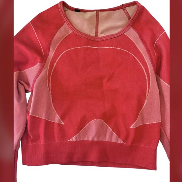 Gymshark Cropped Turbo Seamless Long Sleeve Stretch Top Women's S - Picture 4 of 8